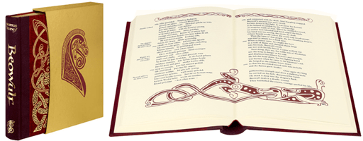 This is a shot of the Folio Society bilingual edition (original poem, Heaney translation).  It's a glorious thing.