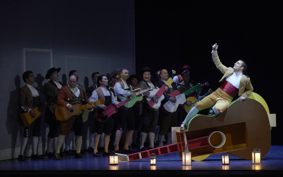 Alek Shrader as Count Almaviva Photo: Michael Cooper