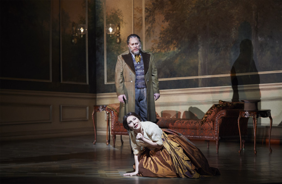 0406 – Quinn Kelsey as Germont and Ekaterina Siurina as Violetta in the COC’s production of La Traviata, 2015. Conductor Marco Guidarini, director Arin Arbus, set designer Riccardo Hernandez, costume designer Cait O’Connor, and lighting designer Marcus Doshi. Photo: Michael Cooper Michael Cooper Photographic Office- 416-466-4474 Mobile- 416-938-7558 66 Coleridge Ave. Toronto, ON M4C 4H5
