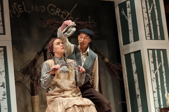 Kendra Dyck (Gretel) &amp; Rachel Miller (Hansel); GGS opera; Lisa Sakulensky Photography;1357sm