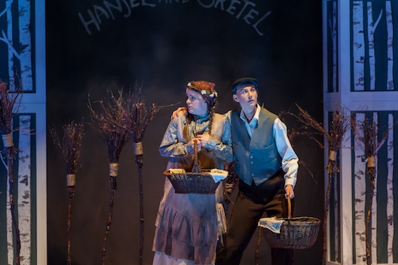 Kendra Dyck (Gretel) & Rachel Miller (Hansel); GGS opera; Lisa Sakulensky Photography;1454sm