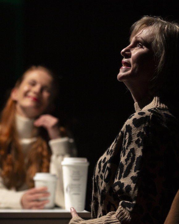 Jonelle Gunderson (left) and Deborah Drakeford (right) in GLORIA_photo by Jeremy Mimnagh