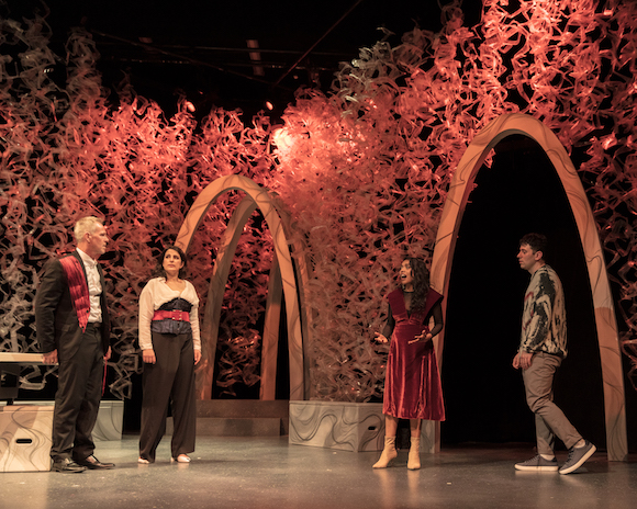 (l-r) Ryan Hollyman, Zorana Sadiq, Mirabella Sundar Singh, Paolo Santalucia - photo by Jeremy Mimnagh