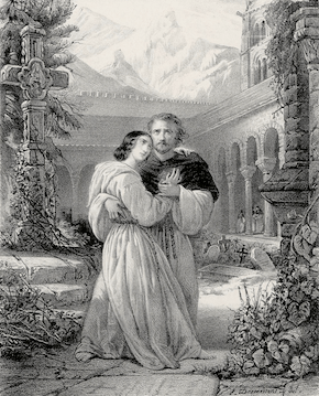 Gilbert_Duprez_&amp;_Rosine_Stoltz_in_Donizetti's_La_Favorite_(cropped)