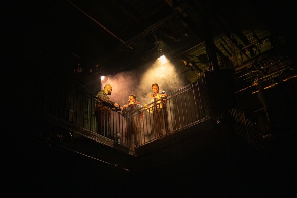 Daniel Motaharzadeh, Ahmad Meree, Jamar Adams-Thompson in Migraaaants_photo by Zahra Saleki