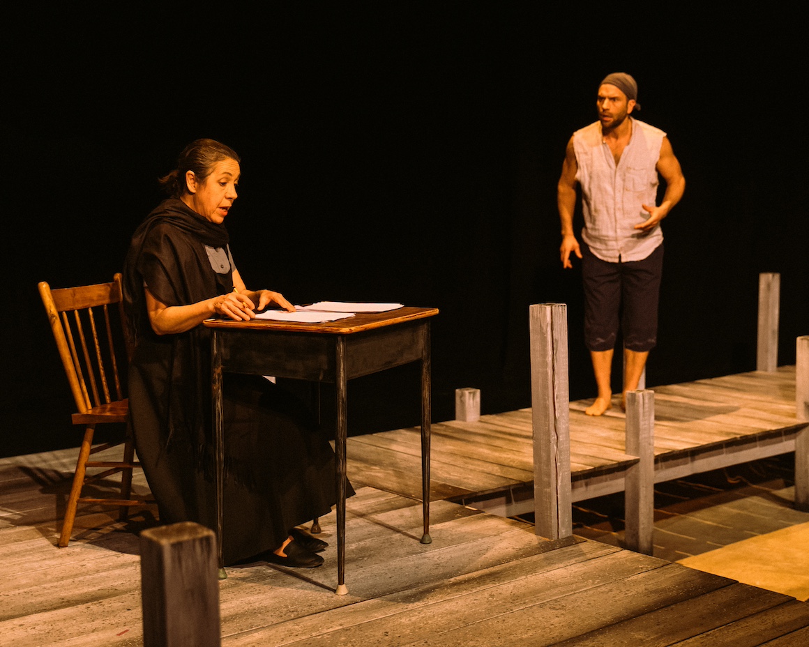 Bea Pizano and Carlos Gonzalez-Vio in The Other Side of The Sea_photo by Jeremy Mimnaugh_4808
