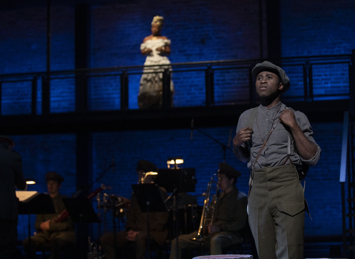 Ordena Stephens-Thompson &amp; Olaoluwa Fayokun_Sankofa_ The Soldier_s Tale Retold_Art of Time Ensemble_photo by John Lauener